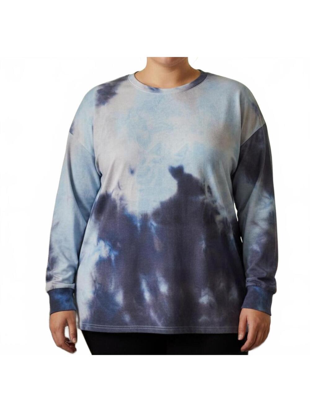 SWEATER TOP WOMENS TIE DYE SHIRT SIZE XL